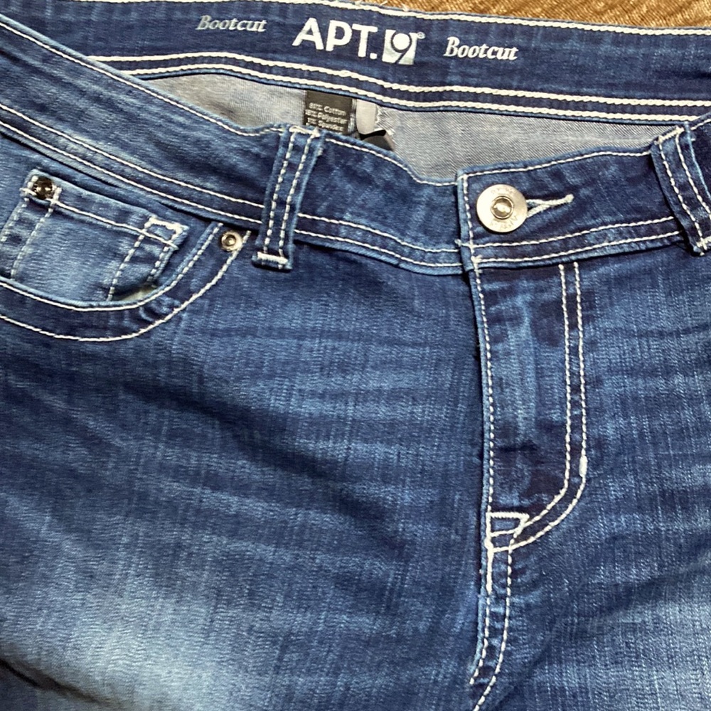 Apt. 9 Bootcut Blue Jeans